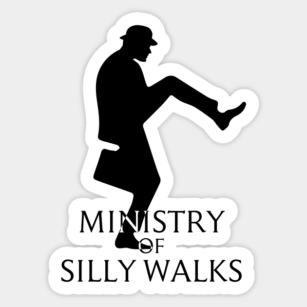 Ministry of Silly Walks Sticker by chillstudio